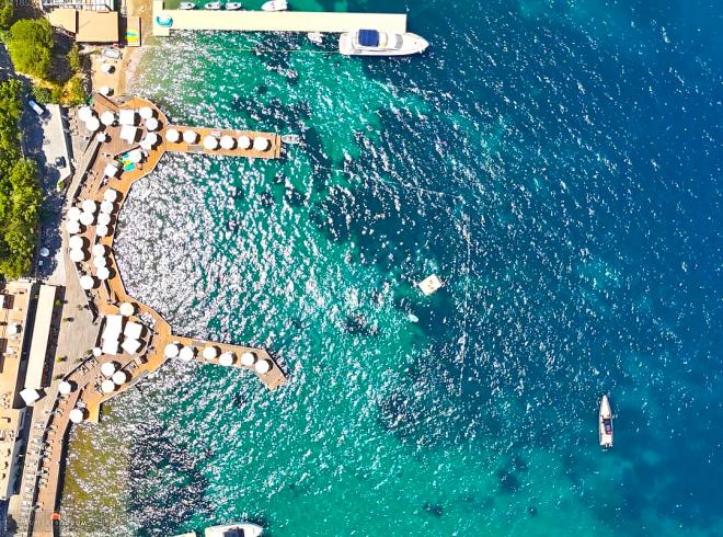 Вилла 2+1 с видом на море в Бодрум