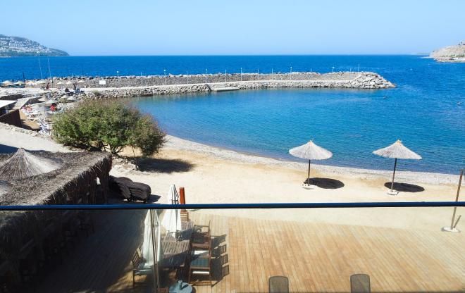 Квартира 1+1 с видом на море в Бодрум