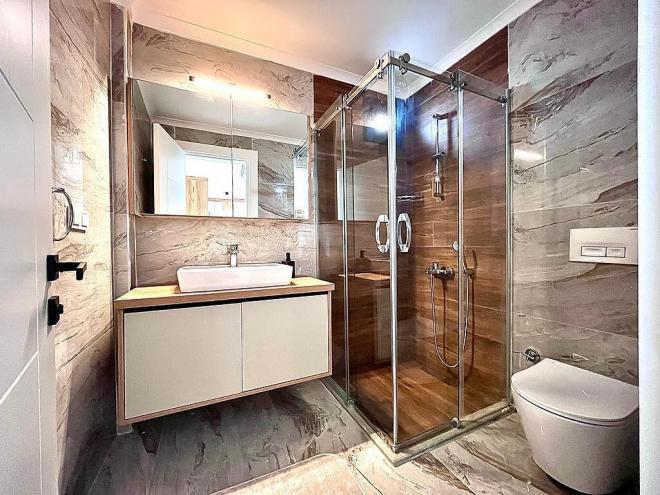 Пентхаус 2+1 с видом на море в Бодрум