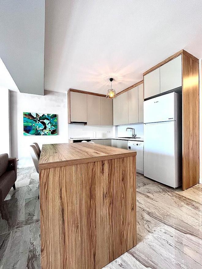 Пентхаус 2+1 с видом на море в Бодрум