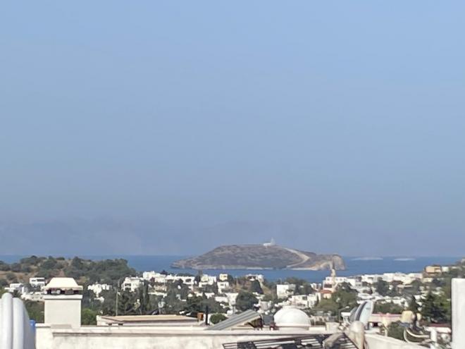 Вилла 3+1 с видом на море в Бодрум