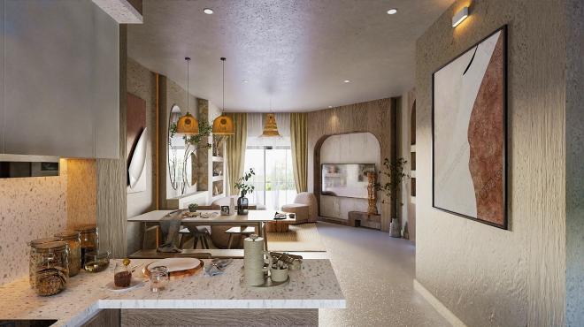 Вилла 3+1 с видом на море в Бодрум