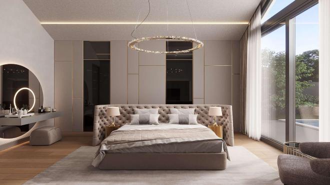 Вилла 6+1 с видом на море в Бодрум