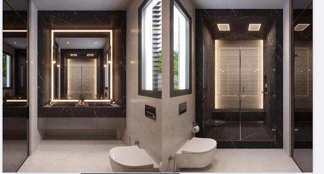 Вилла 6+1 с видом на море в Бодрум