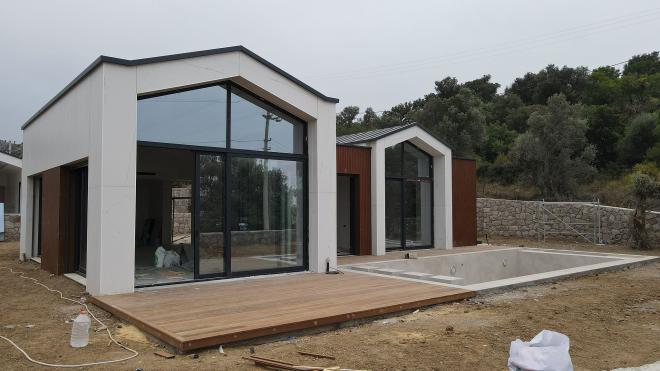 Вилла 6+1 с видом на море в Бодрум