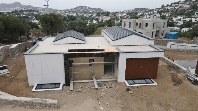 Вилла 6+1 с видом на море в Бодрум