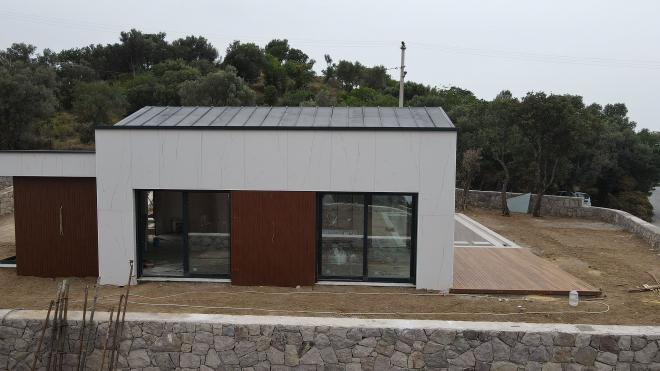 Вилла 6+1 с видом на море в Бодрум