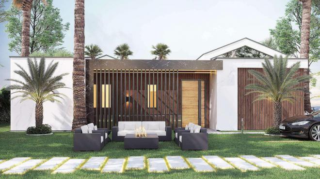 Вилла 6+1 с видом на море в Бодрум