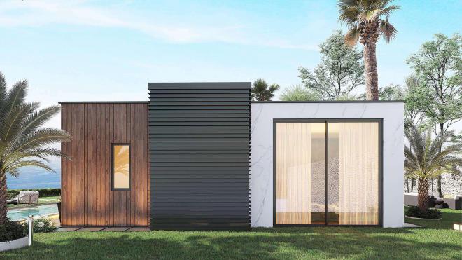 Вилла 6+1 с видом на море в Бодрум