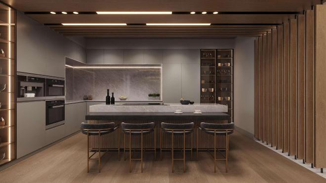 Вилла 6+1 с видом на море в Бодрум