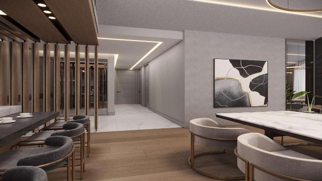 Вилла 6+1 с видом на море в Бодрум