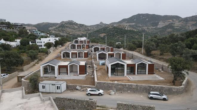 Вилла 6+1 с видом на море в Бодрум