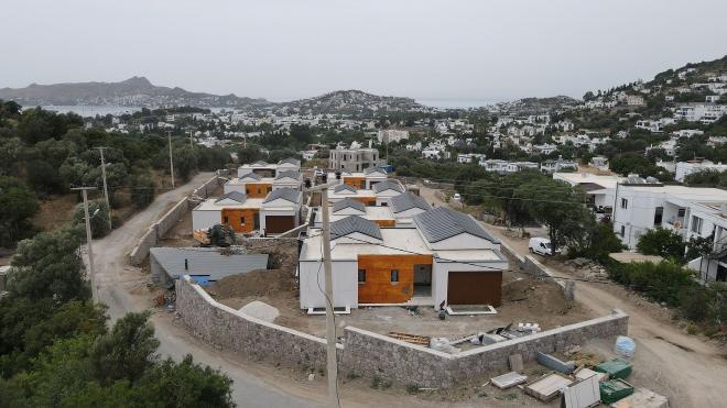 Вилла 6+1 с видом на море в Бодрум