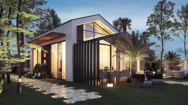 Вилла 6+1 с видом на море в Бодрум