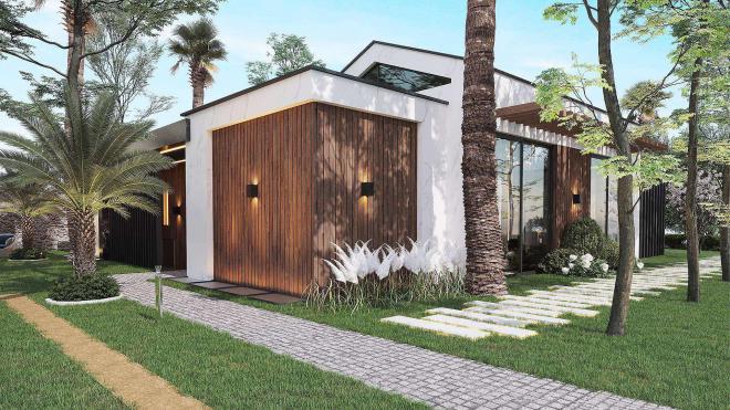 Вилла 6+1 с видом на море в Бодрум