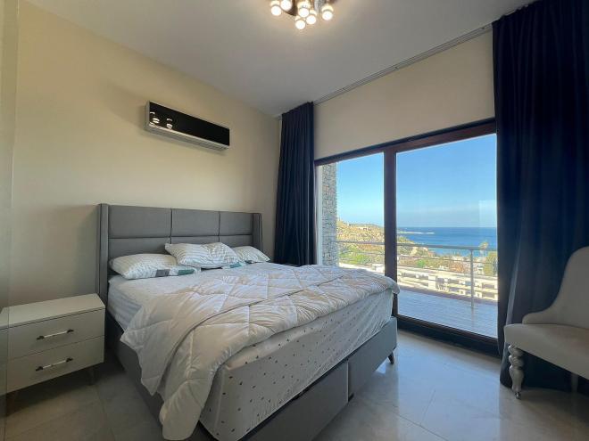 Вилла 4+1 с видом на море в Бодрум