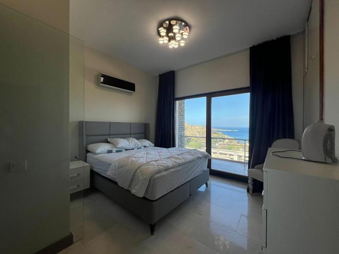 Вилла 4+1 с видом на море в Бодрум