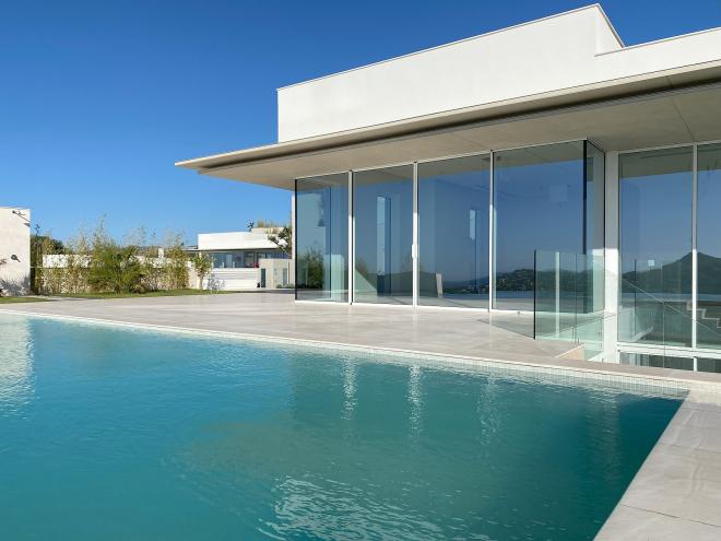 Вилла 7+1 с видом на море в Бодрум