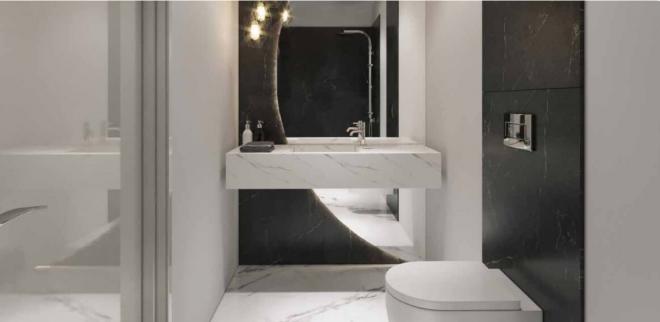 Квартира 2+1 с видом на море в Бодрум