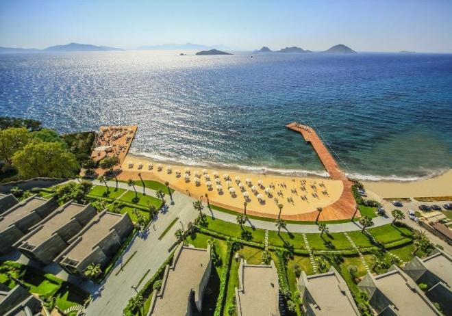 Вилла 2+1 с видом на море в Бодрум