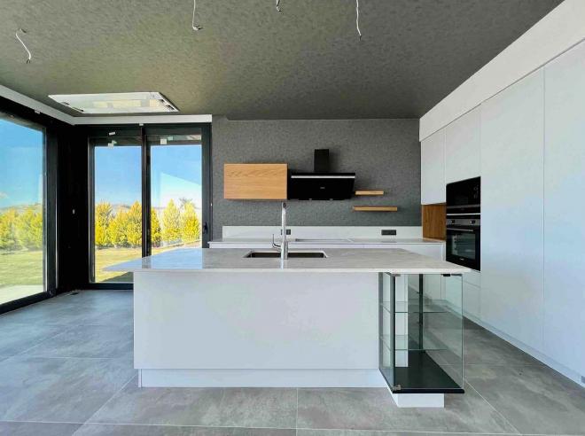 Вилла 4+1 с видом на море в Бодрум