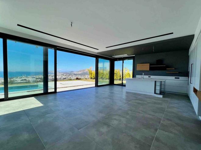 Вилла 4+1 с видом на море в Бодрум