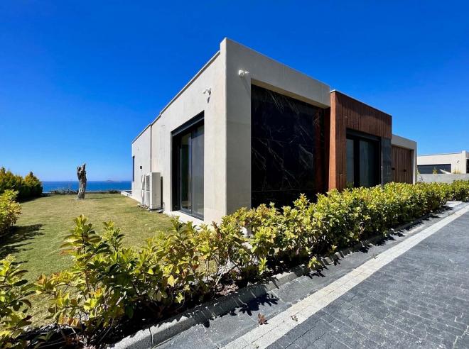 Вилла 4+1 с видом на море в Бодрум