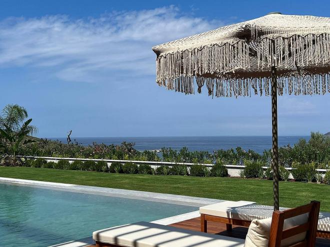 Вилла 5+1 с видом на море в Бодрум