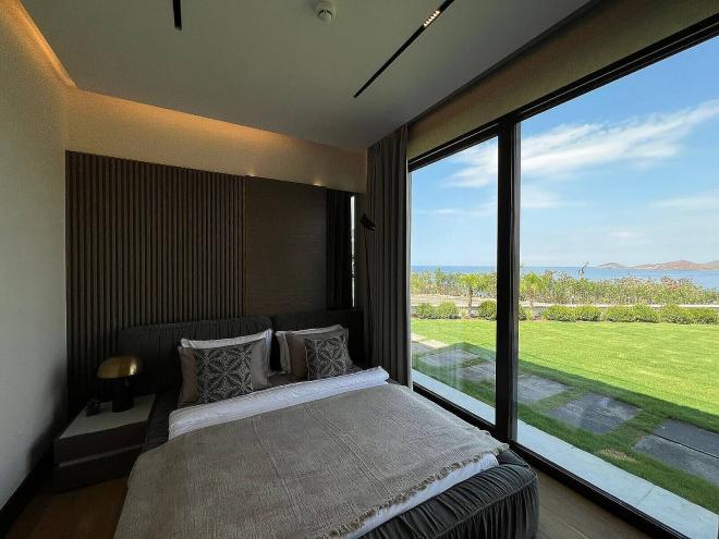 Вилла 6+1 с видом на море в Бодрум