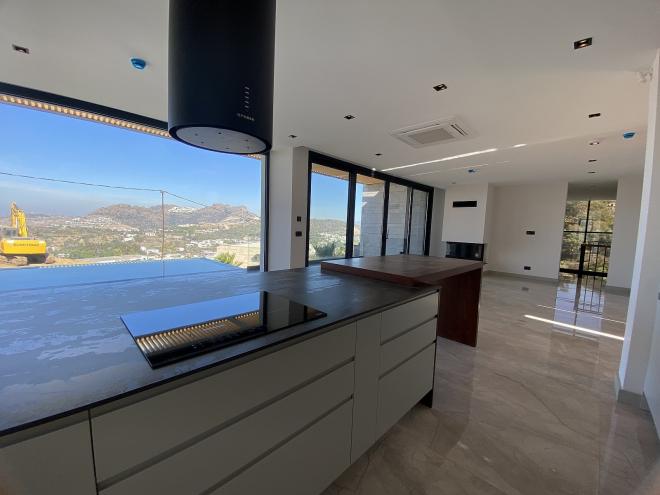 Вилла 5+1 с видом на море в Бодрум