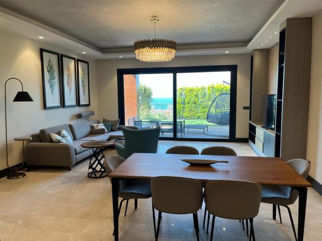 Вилла 4+1 с видом на море в Бодрум