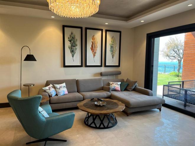 Вилла 5+1 с видом на море в Бодрум