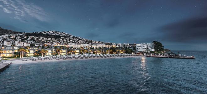 Вилла 5+1 с видом на море в Бодрум