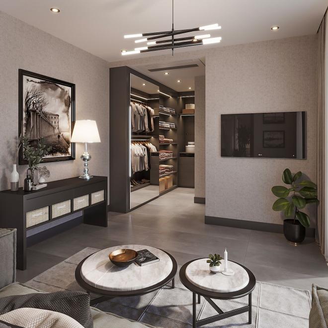 Вилла 4+1 с видом на море в Бодрум