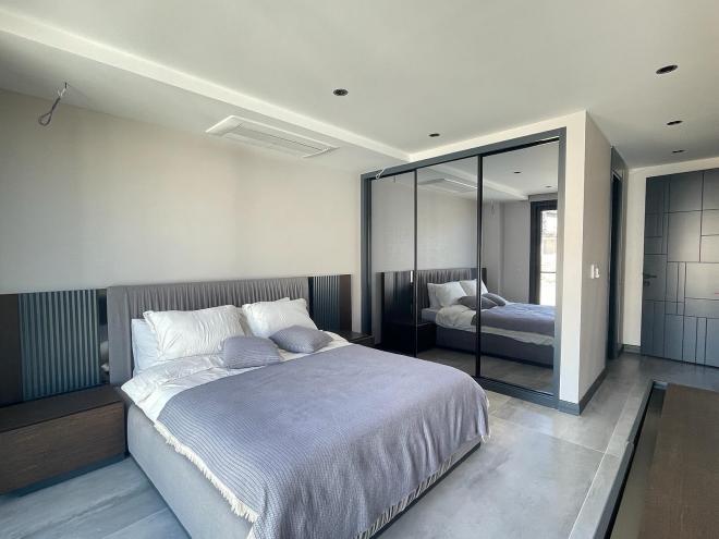 Вилла 4+1 с видом на море в Бодрум