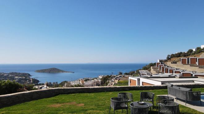 Вилла 4+1 с видом на море в Бодрум