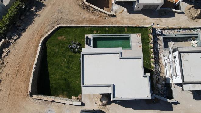 Вилла 4+1 с видом на море в Бодрум