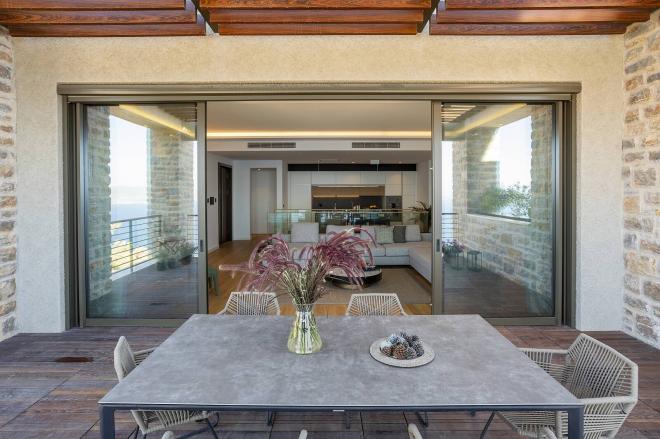 Дюплекс 2+1 с видом на море в Бодрум