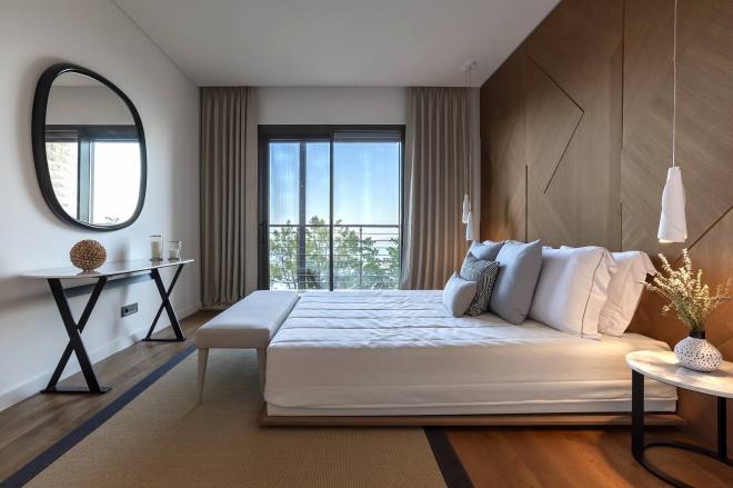 Дюплекс 2+1 с видом на море в Бодрум