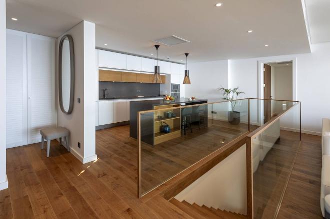 Дюплекс 3+1 с видом на море в Бодрум