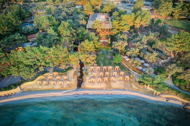 Дюплекс 4+1 с видом на море в Бодрум