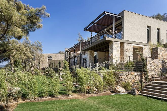 Дюплекс 4+1 с видом на море в Бодрум