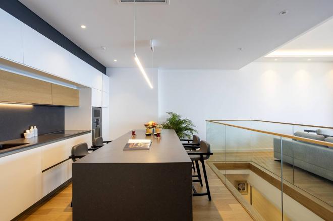 Дюплекс 4+1 с видом на море в Бодрум