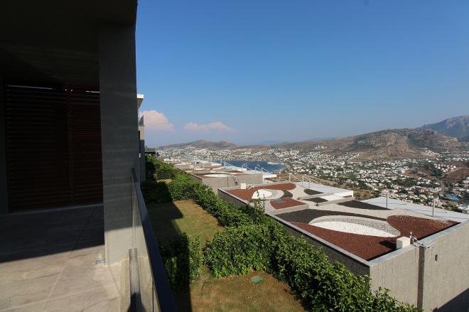 Квартира 3+1 с видом на море в Бодрум