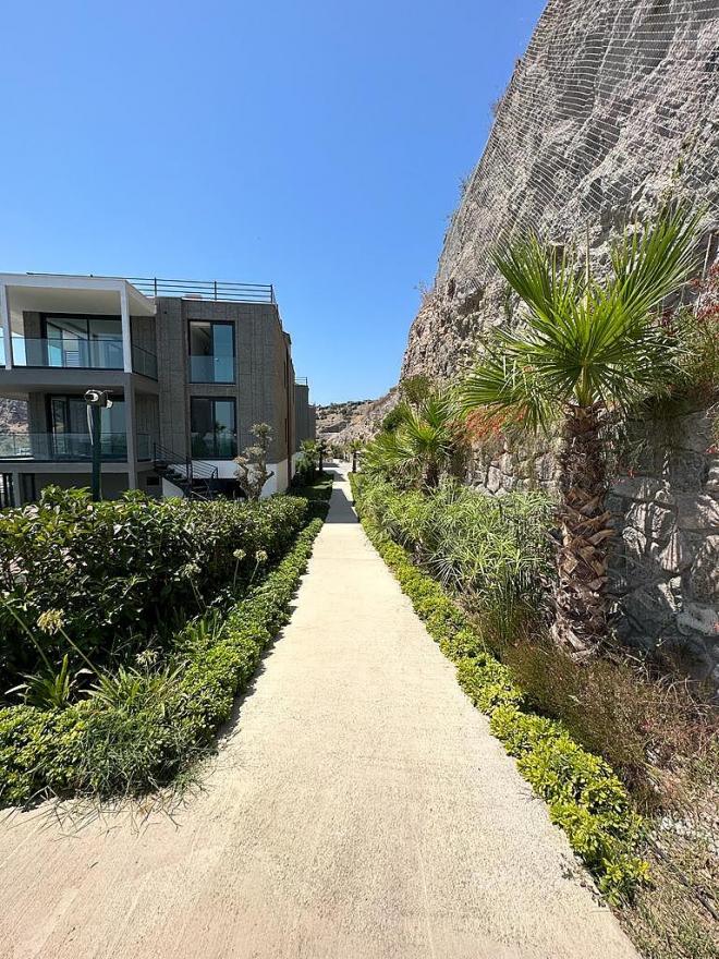 Квартира 3+1 с видом на море в Бодрум