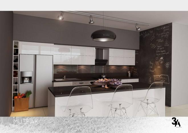 Вилла 3+1 с видом на море в Бодрум