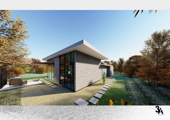 Вилла 5+2 с видом на море в Бодрум