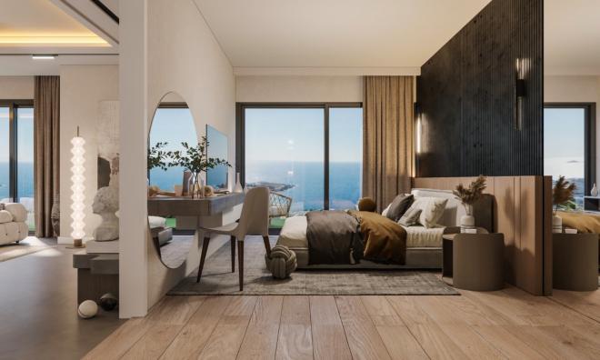 Вилла 4+1 с видом на море в Бодрум