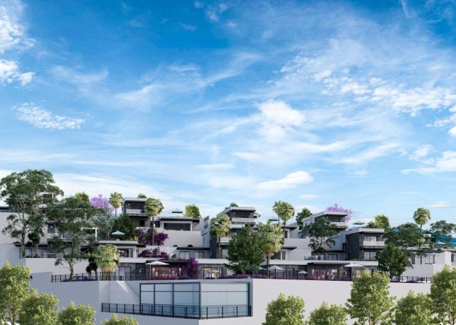 Вилла 6+1 с видом на море в Бодрум