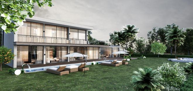 Вилла 5+2 с видом на море в Бодрум